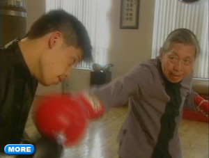 Max Chen and William Chen sparring